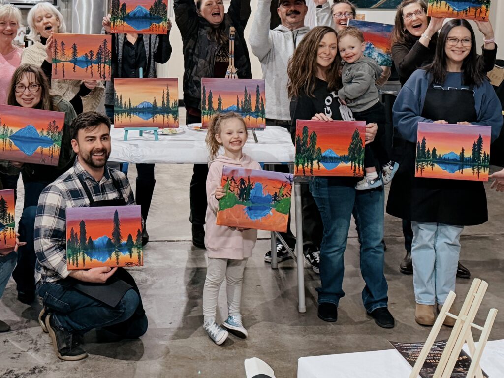 Family Fun Paint Class with Becky Bump at The Carpenter's House