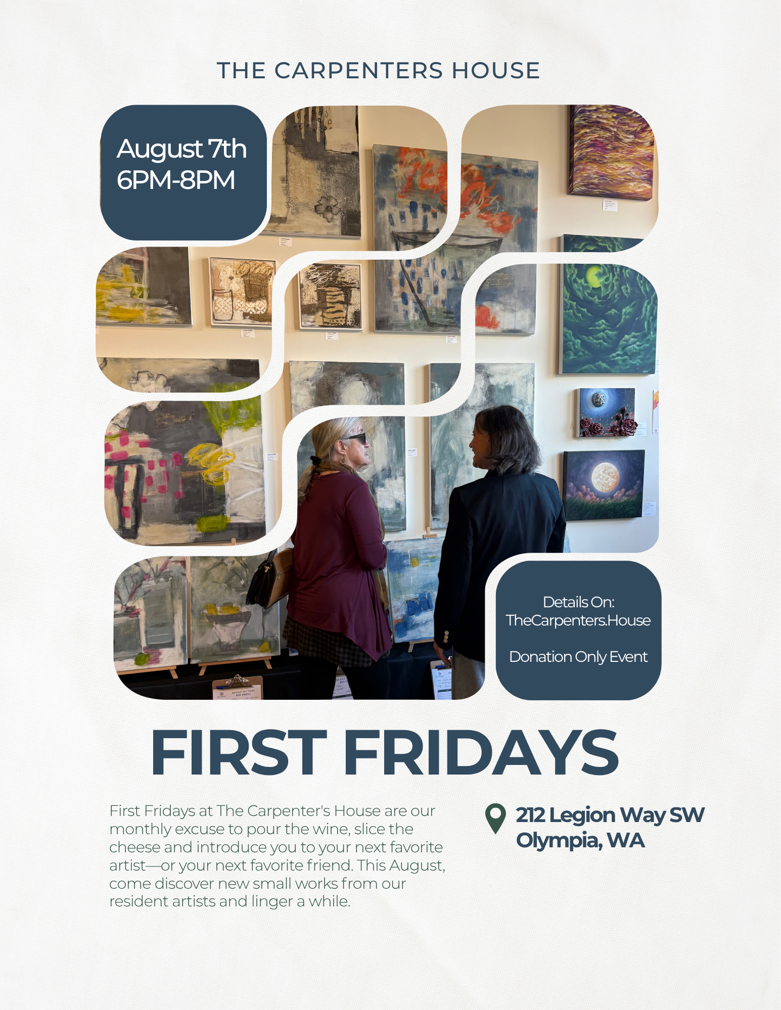 First Friday Olympia Artists Events 